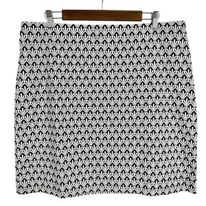 NEW NWOT Talbots Plus Size 16 Navy Blue White Formal Skirt Nautical Business
